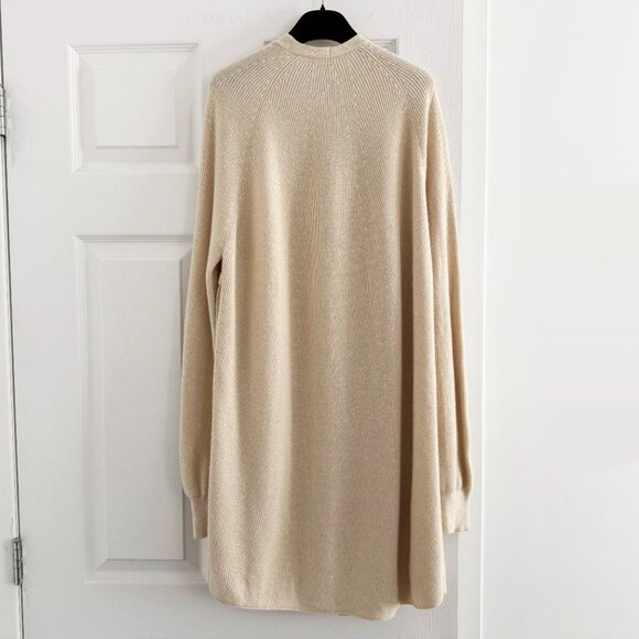 Helmut Lang Ivory Cardigan with Open Sides, Size Small - Picture 7 of 7